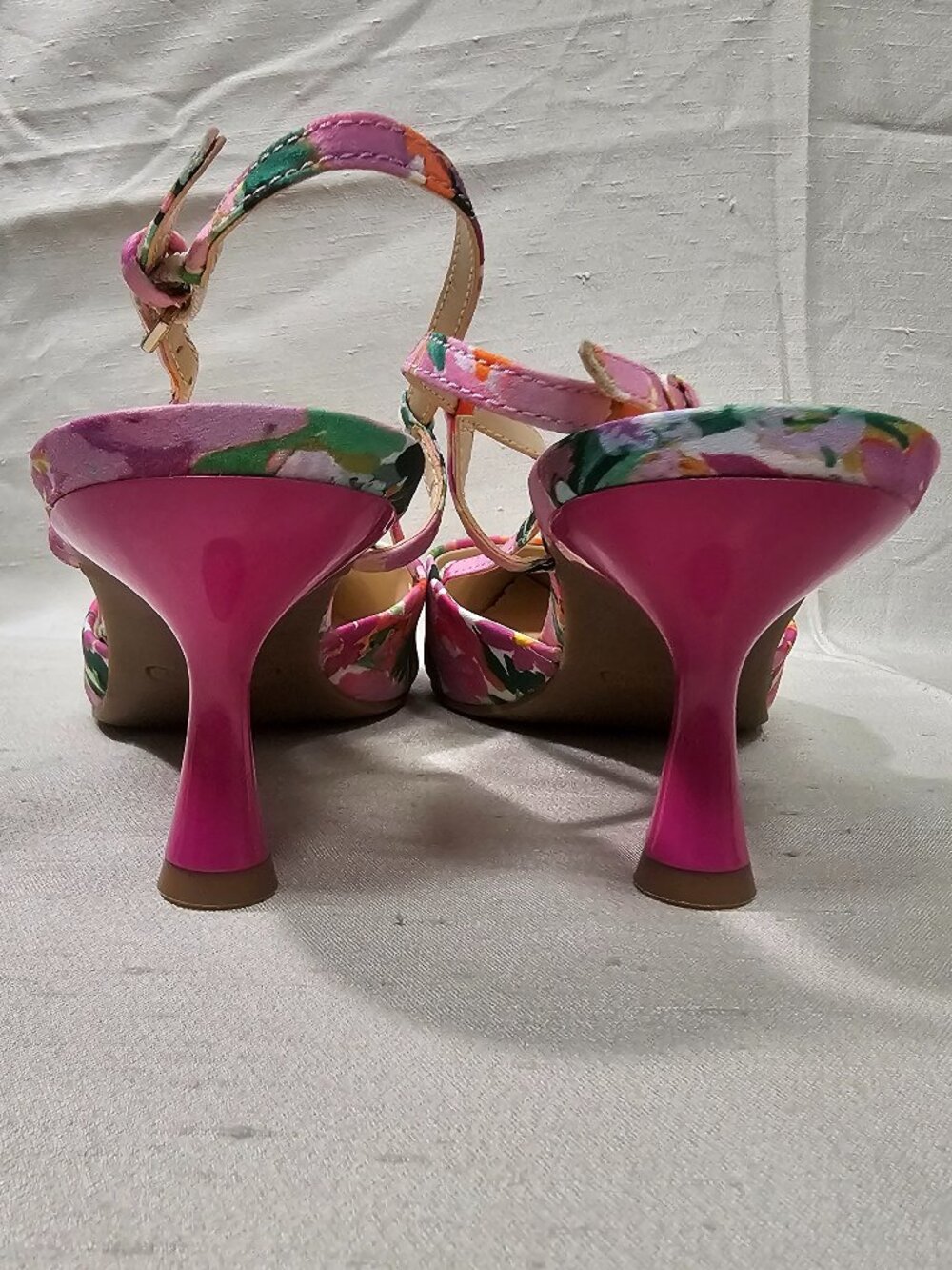 Nine West Women's Floral Slingback Shoes Size 8.5M - Picture 5 of 16